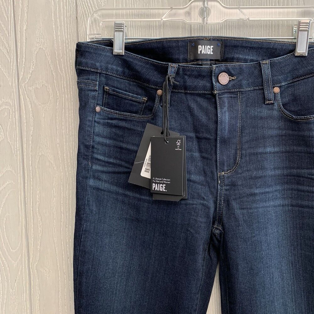 Paige Verdugo Ankle Skinny Jeans Attica Blue Size 30 NWT - Picture 4 of 7
